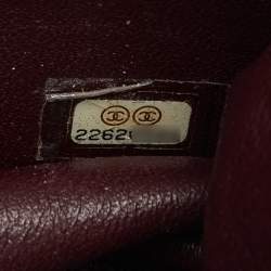 Pre Owned Chanel Silver Leather Mini Propeller Flap Bag