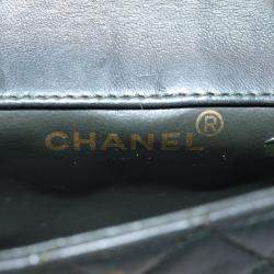 Chanel Black Quilted Lambskin Turnlock Flap Bag