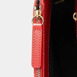 Chanel Red Calfskin and Quilted Goatskin Small Coco Curve Flap  Shoulder Bag