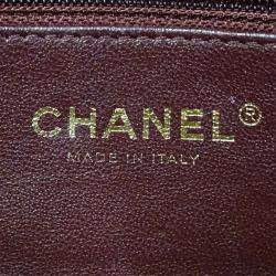 Chanel Bordeaux Chevron Sheepskin Small CC Flap Pocket Camera Bag 