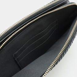 Chanel Navy Blue Canvas  Deauville Wallet On Chain