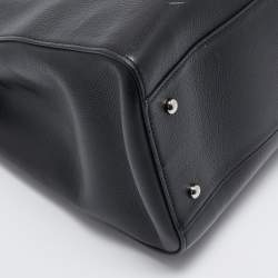 Pre Owned Chanel Black Leather Medium Neo Executive Shopping Tote