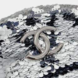 Pre Owned Chanel Multicolor Sequin round mini cross bag