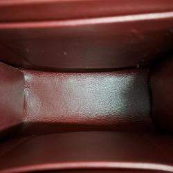 Pre Owned Chanel Black Leather Pearl Crush Chain Phone Holder Bag