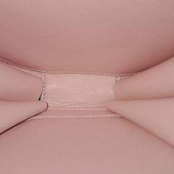 Pre Owned Chanel Black Shiny Leather Round Top Handle Bag