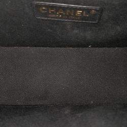 Chanel Black Leather Cosmetic Shoulder Bag