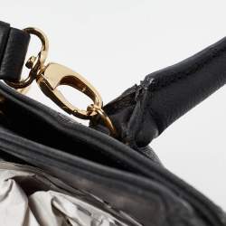 Pre Owned Chanel Black Leather Cerf Shopper Tote