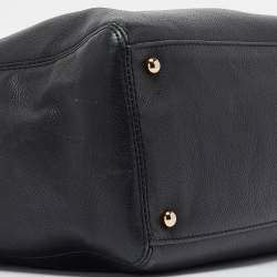 Pre Owned Chanel Black Leather Cerf Shopper Tote