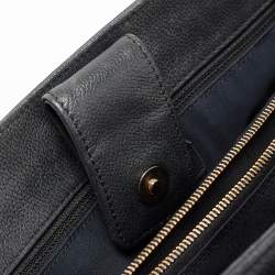 Pre Owned Chanel Black Leather Cerf Shopper Tote