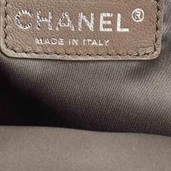 Pre Owned Chanel Black Quilted Leather Sharpei Frame Bag