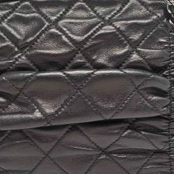 Pre Owned Chanel Black Quilted Leather Sharpei Frame Bag