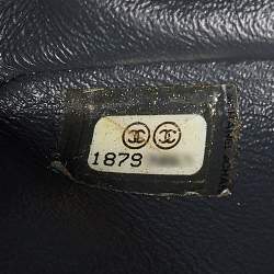 Pre Owned Chanel Grey Quilted Aged Patent Leather Classic 227 Reissue 2.55 Flap Bag