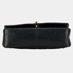 Pre Owned Chanel Black Leather Diana Flap Bag