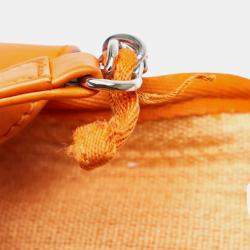 Chanel Orange Canvas Small Deauville Tote Bag