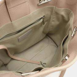 Chanel Beige Leather Small Deauville Tote Bag