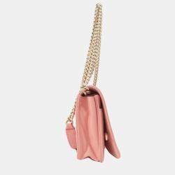 Chanel Pink Leather Boy Wallet on Chain