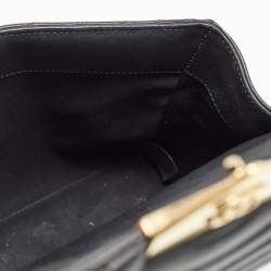 Pre Owned Chanel Black Quilted Leather Medium Pagoda Flap Bag