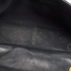 Pre Owned Chanel Black Quilted Leather Medium Pagoda Flap Bag