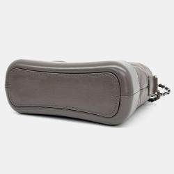 مملوكة مسبقًا Chanel Grey Leather Gabrielle Small Hobo Bag 