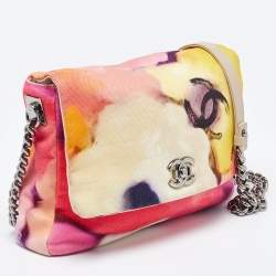 Chanel Multicolor Printed Canvas Flower Power Messenger Bag