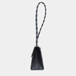 Chanel Black Caviar Leather Classic Twisted Strap Shoulder Bag