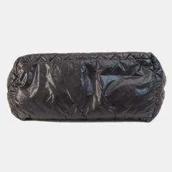 Chanel Black Quilted Nylon Medium Coco Cocoon Reversible Tote Bag