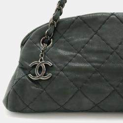 Chanel Medium Iridescent Calfskin Just Mademoiselle Bowling Bag