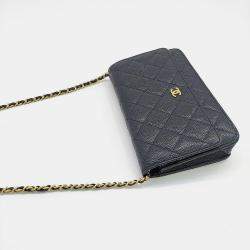 Pre Owned Chanel Caviar WOC Mini Crossbody Bag