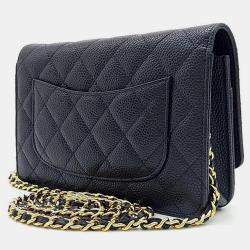 Pre Owned Chanel Caviar WOC Mini Crossbody Bag