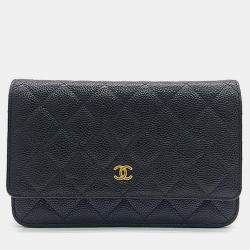 Pre Owned Chanel Caviar WOC Mini Crossbody Bag