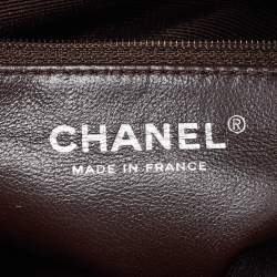 Pre Owned Chanel Brown Quilted Leather Mini Timeless CC Bowler Bag