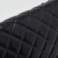 Chanel Black Quilted Leather Maxi Classic Single Flap Bag