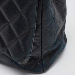 Chanel Black Quilted Leather Maxi Classic Single Flap Bag