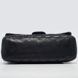 Chanel Black Quilted Leather Maxi Classic Single Flap Bag