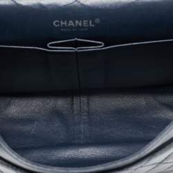 Chanel Teal Quilted Patent Leather Classic 227 Reissue 2.55 Flap Bag