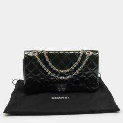 Chanel Teal Quilted Patent Leather Classic 227 Reissue 2.55 Flap Bag