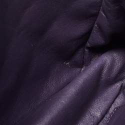 مملوكة مسبقًا Chanel Plum Quilted Patent Leather Jumbo Classic Single Flap Bag