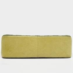 Chanel Tricolor Quilted Leather Jumbo Classic Double Flap Bag