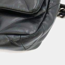 Chanel Black Leather Small 19 Shoulder Bags