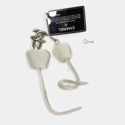 Pre Owned Chanel Multicolor Leather CC Filigree Vanity Case Shoulder Bags