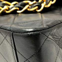 Chanel Black Quilted Lambskin Maxi Jumbo XL Classic Single Flap Bag