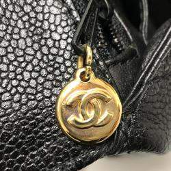 Chanel Black Leather  Kelly Top Handle Bags
