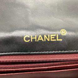 Pre Owned Chanel Black Leather Quilted Vintage Diana Flap Shoulder Bag