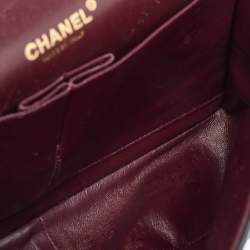 Pre Owned Chanel Black Quilted Leather Jumbo Classic Double Flap Bag