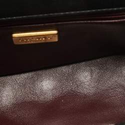 Pre Owned Chanel Black Quilted Leather Mini Rock The Corner Flap Bag