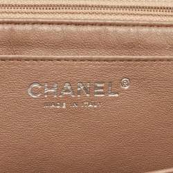 Pre Owned Chanel Old Rose Quilted Caviar Leather Maxi Classic Single Flap Bag
