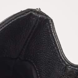 Pre Owned Chanel Black Quilted Caviar Leather GST Shopper Tote