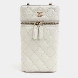 Pre Owned Chanel Caviar phone holder and Crossbody bag