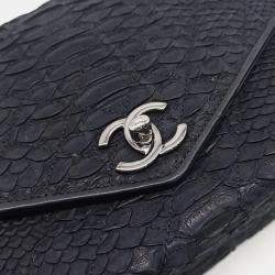 Pre Owned Chanel Python Chain Shoulder Bag