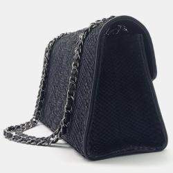 Pre Owned Chanel Python Chain Shoulder Bag
